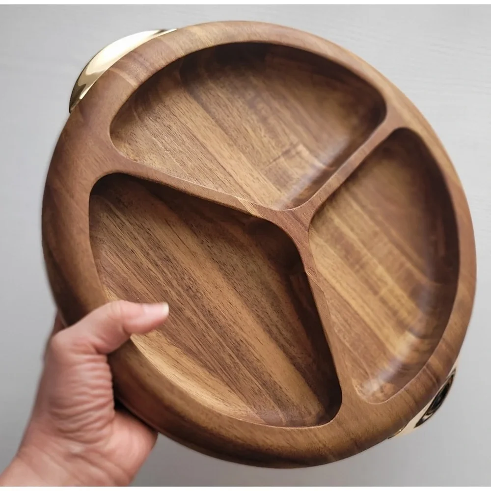 Acacia Wood Serving Tray 13
